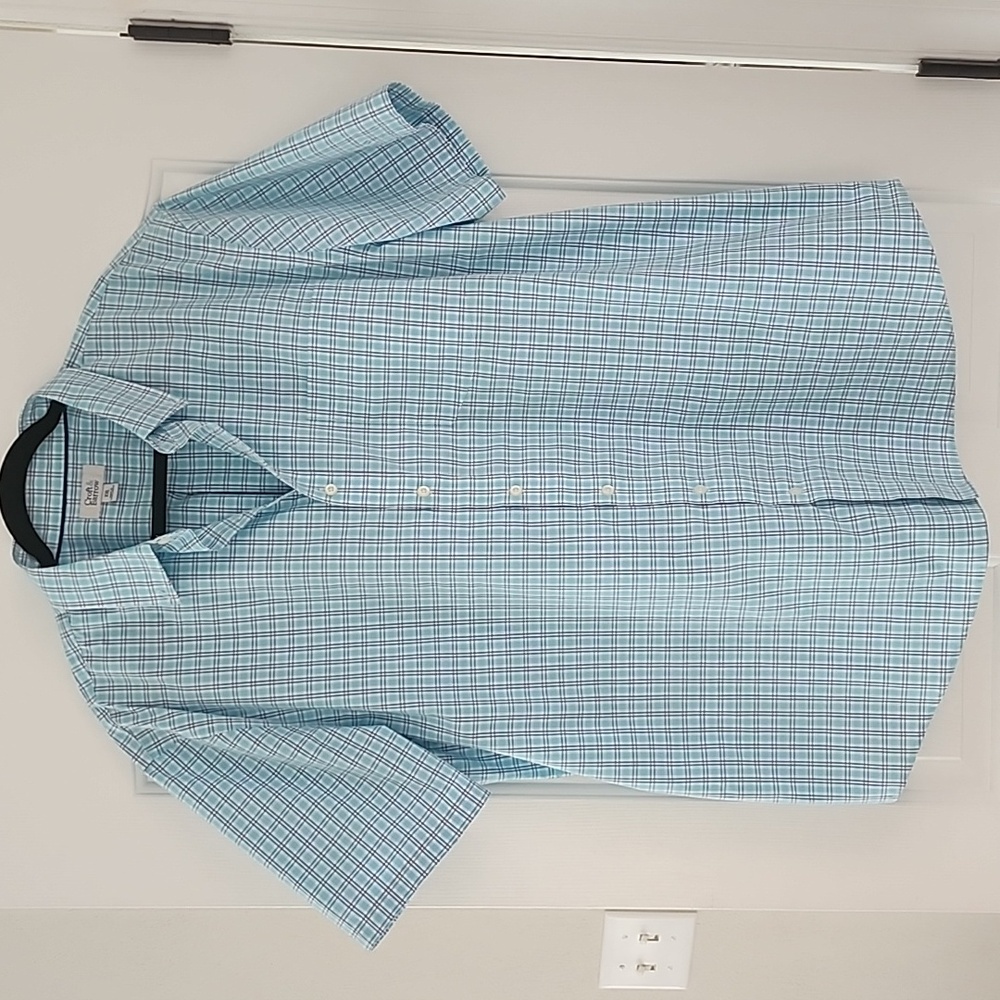 Croft & Barrow XXL Blue Plaid Button Down